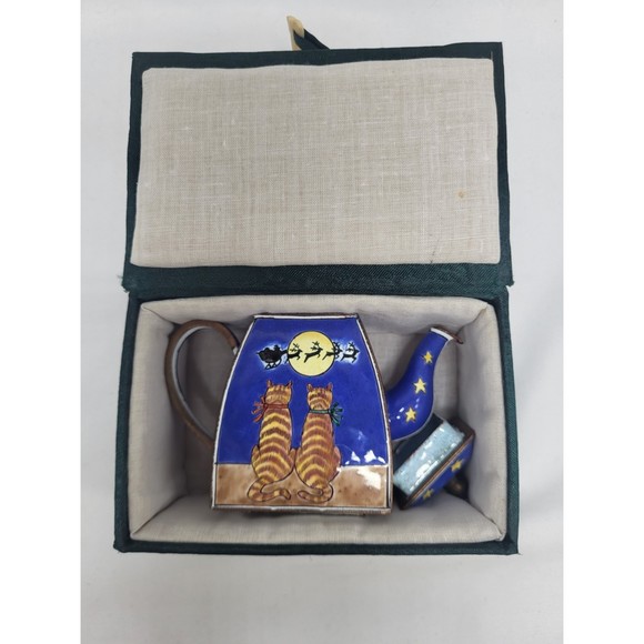 Trade Plus Aid Cloisonne Teapot-Kevin Chen style - Picture 6 of 6